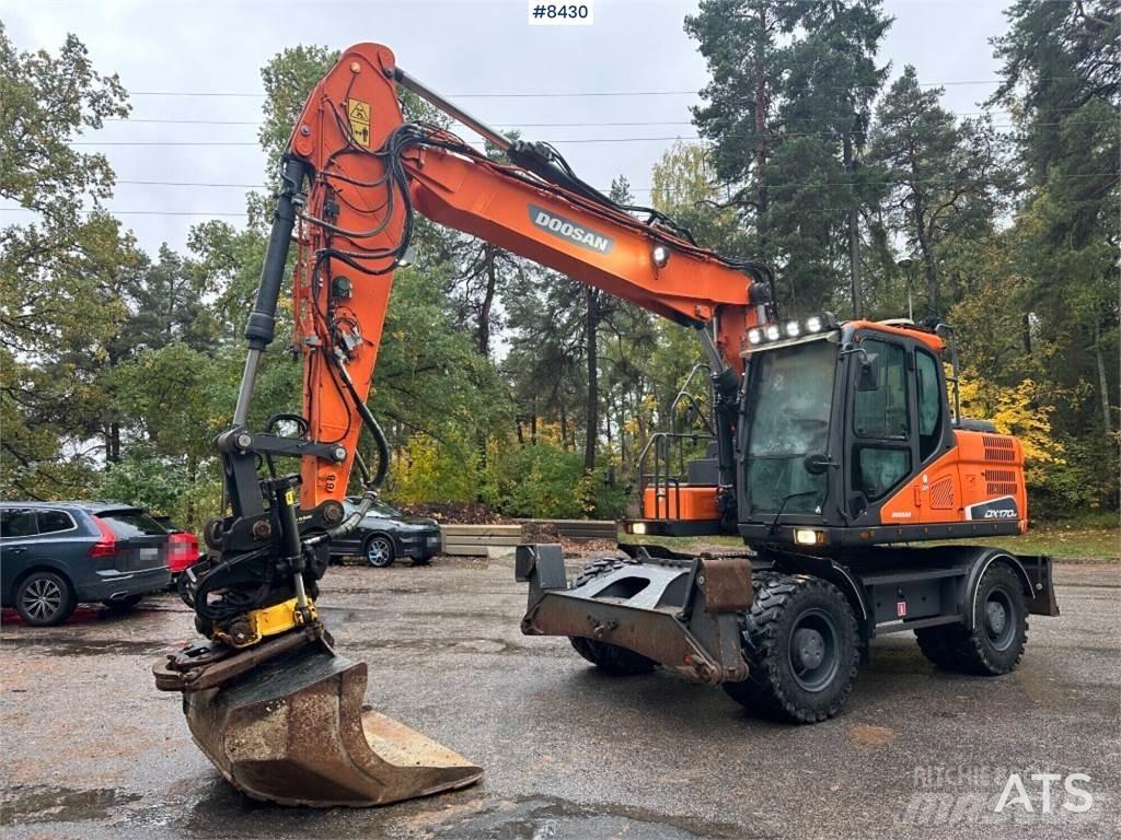 Doosan DX170W Wielgraafmachines