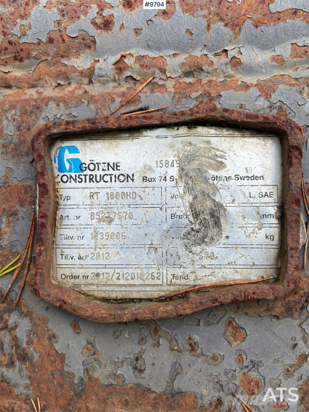 Götene RT 1800HD Bakken