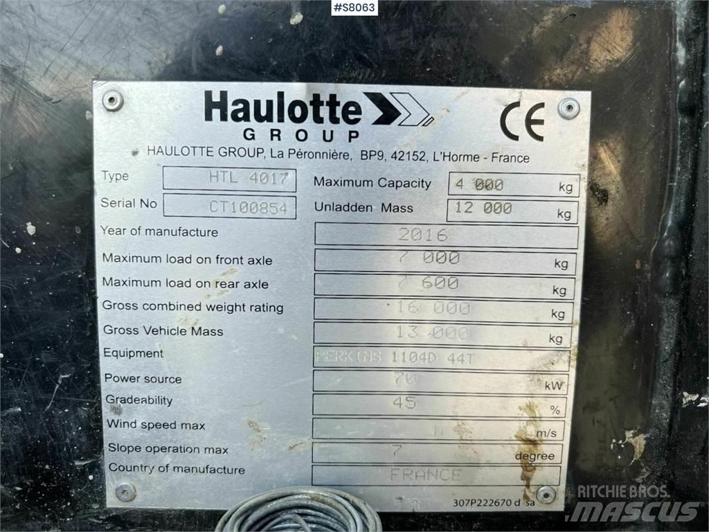 Haulotte HTL4017 Verreikers