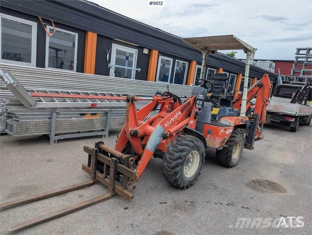 Kubota backhoe loader Graaf-laadcombinaties