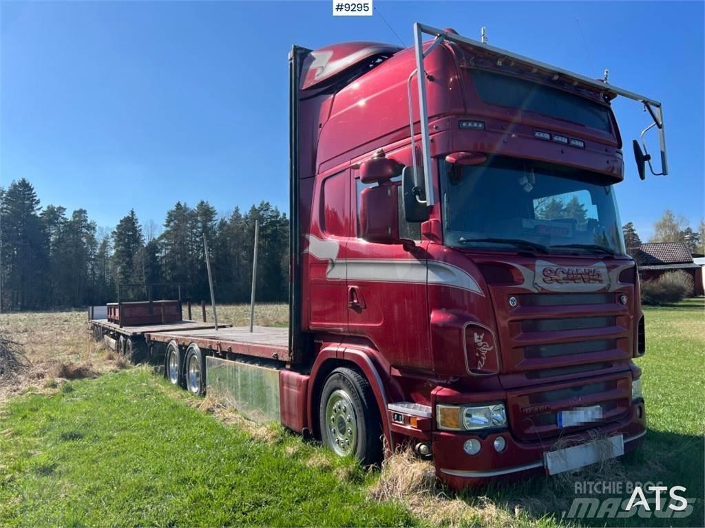 Scania R480 Platte bakwagens