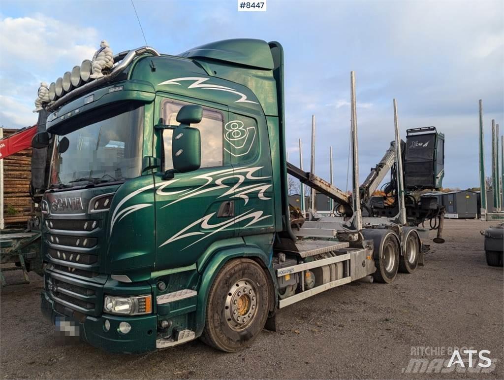 Scania R580LB 6X4 HNB Hout-Bakwagens
