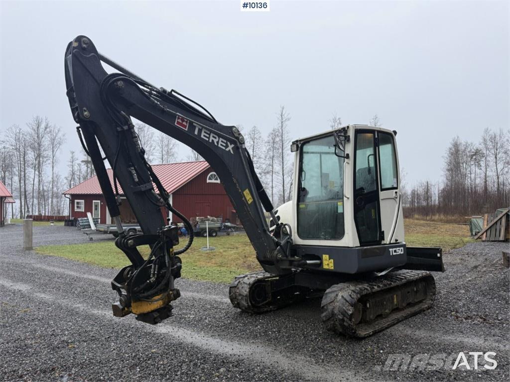 Terex TC50 Rupsgraafmachines