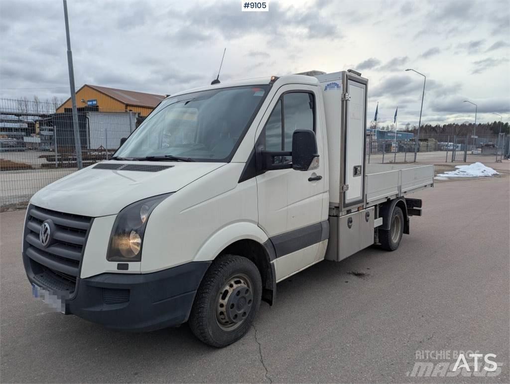 Volkswagen Crafter Vlakke laadvloer met kraan