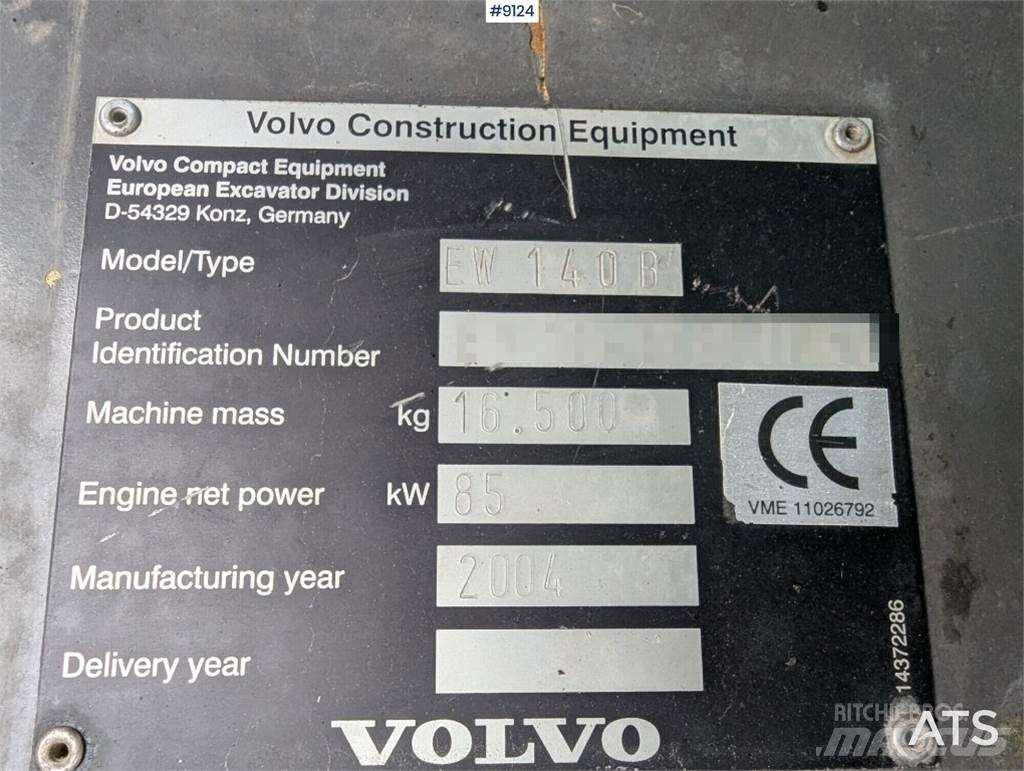 Volvo EW140B Wielgraafmachines