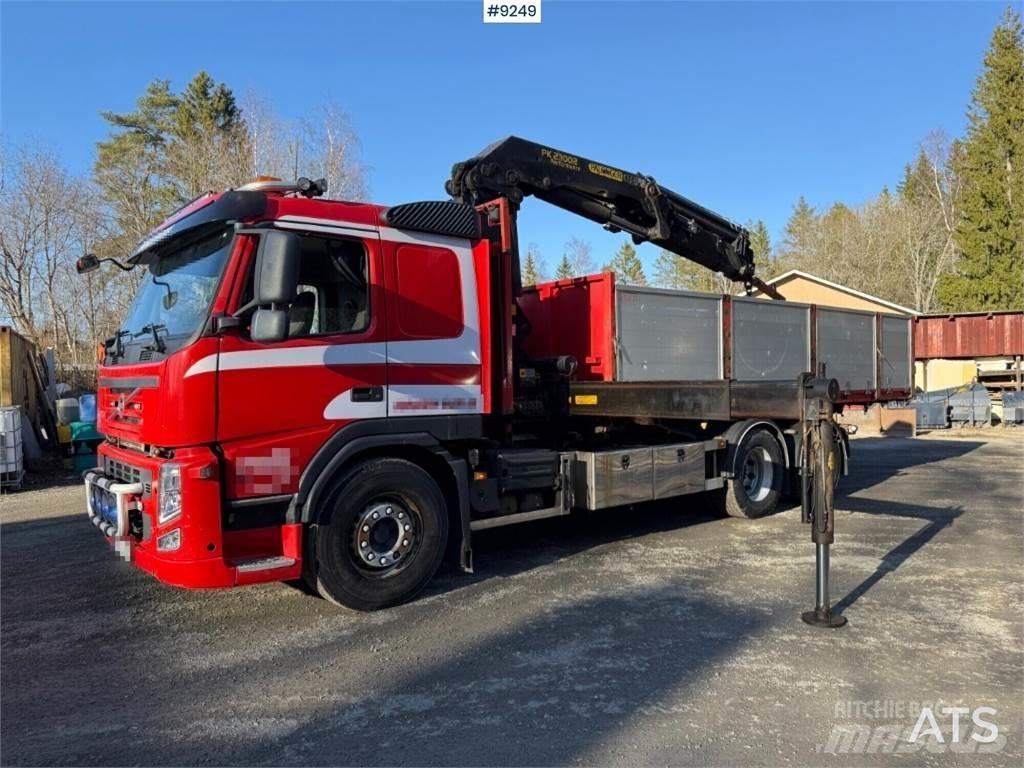 Volvo FM420 Vlakke laadvloer met kraan