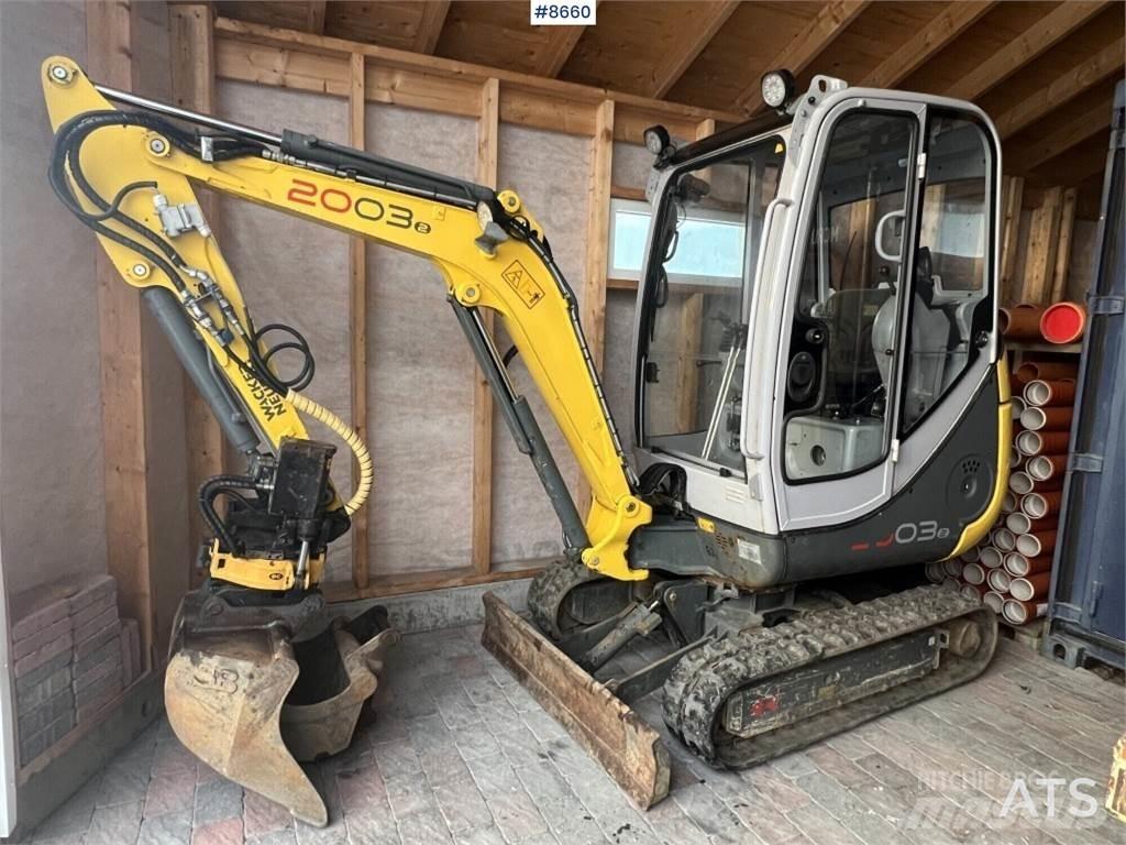 Wacker Neuson 2003RD Minigraafmachines < 7t