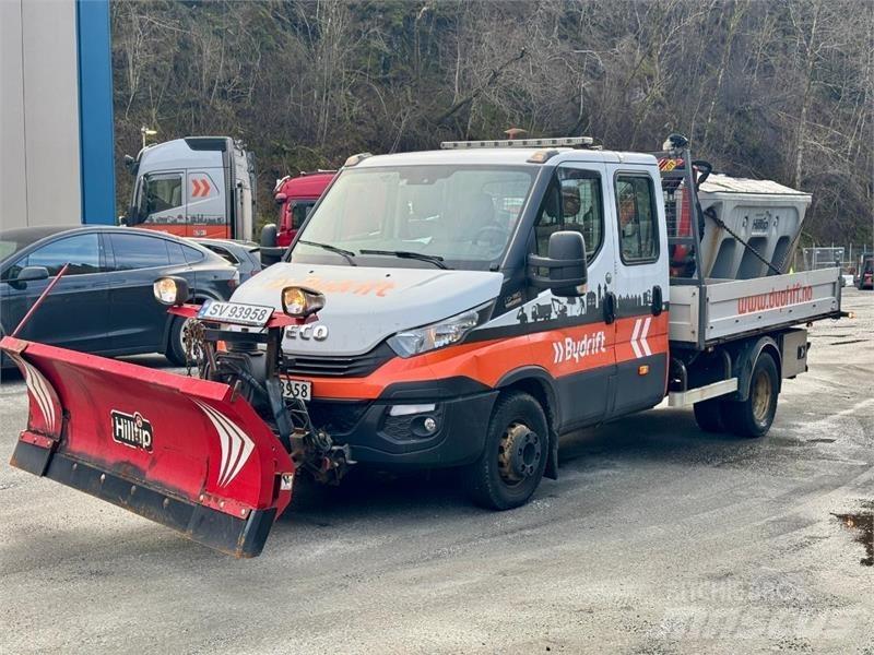 Iveco Daily Vlakke laadvloer met kraan