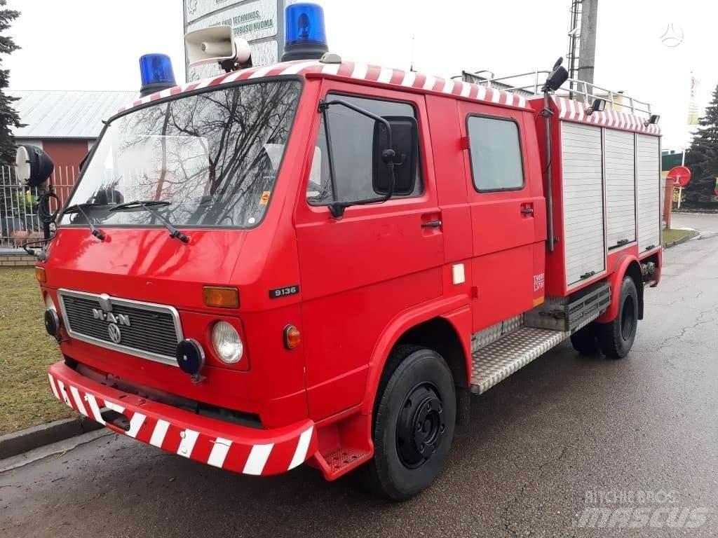 MAN VW 9136 Brandweerwagens