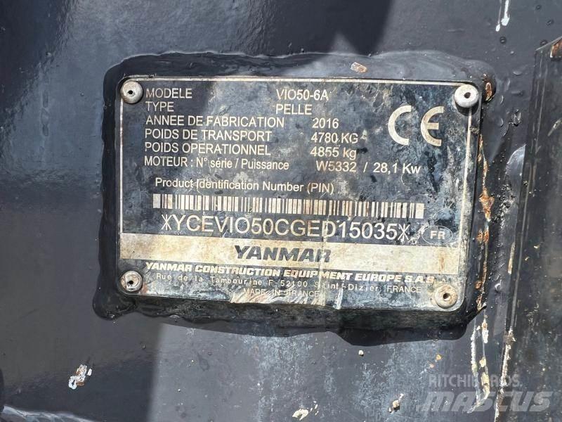 Yanmar ViO50 Minigraafmachines < 7t