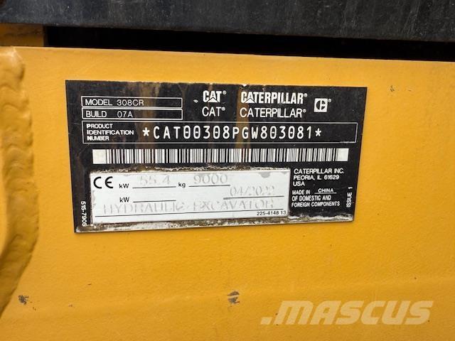 CAT 308-07 Minigraafmachines < 7t