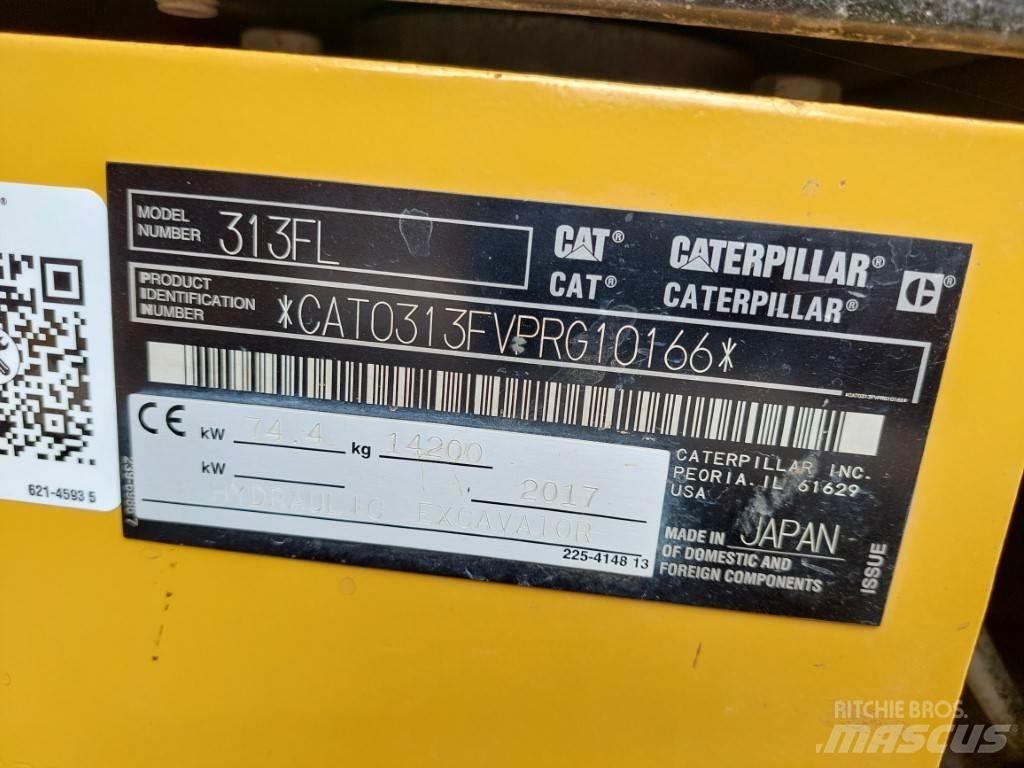 CAT 313FL Rupsgraafmachines