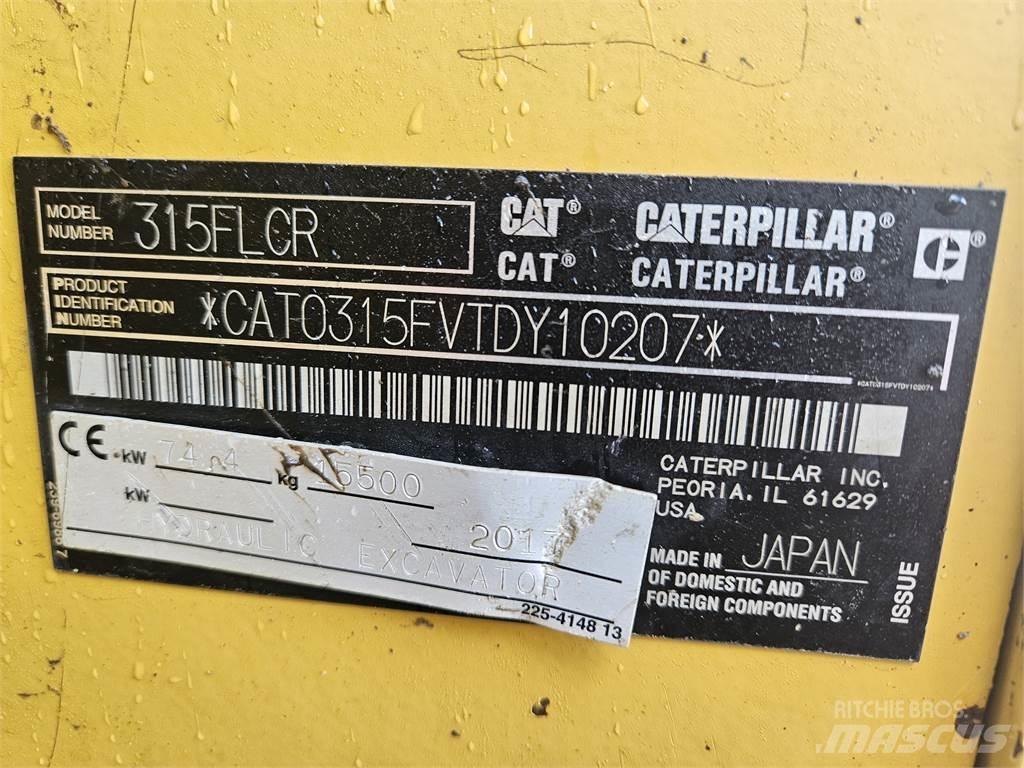CAT 315FLCR Rupsgraafmachines