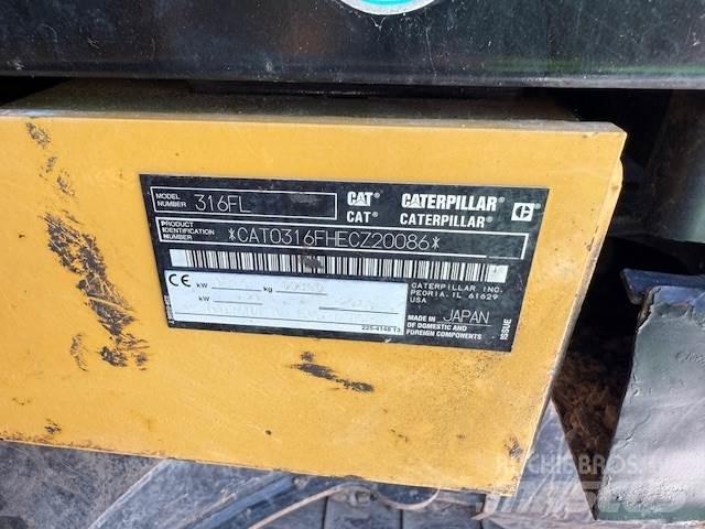 CAT 316F Rupsgraafmachines