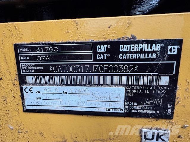 CAT 317 GC Rupsgraafmachines