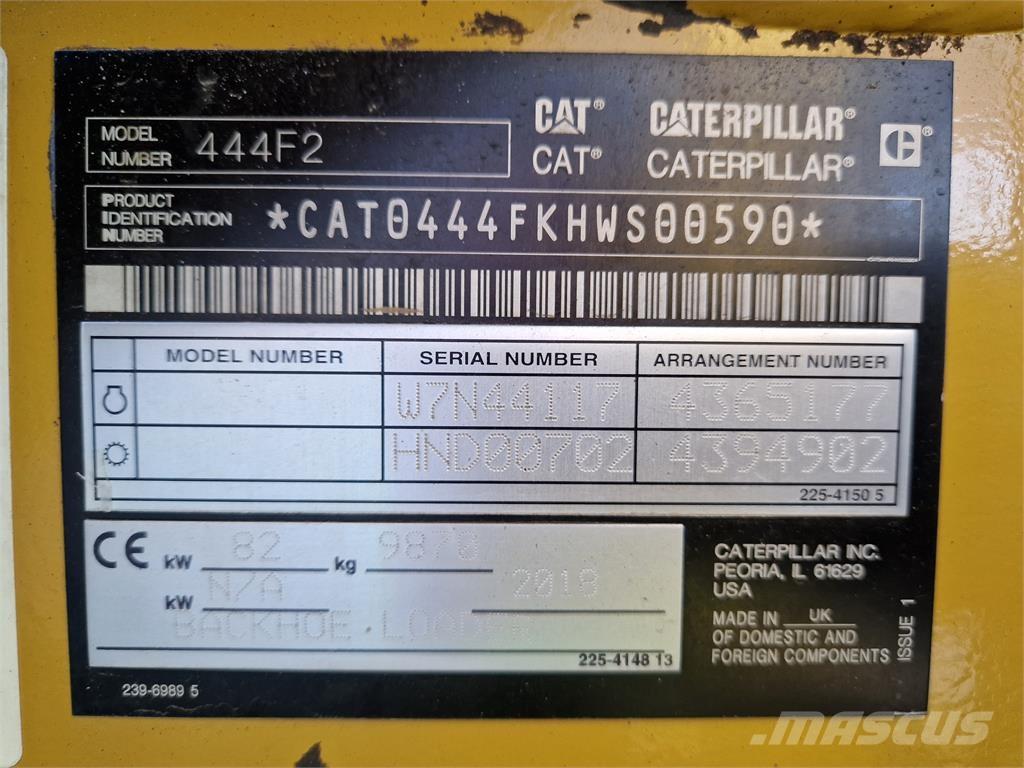 CAT 444F2 Graaf-laadcombinaties