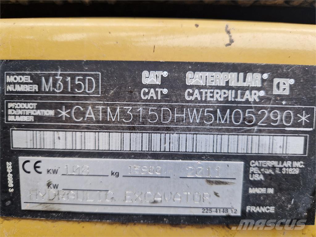 CAT M315D Bouw - Overige