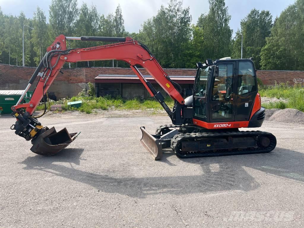 Kubota KX 080-4 Midigraafmachines 7t - 12t