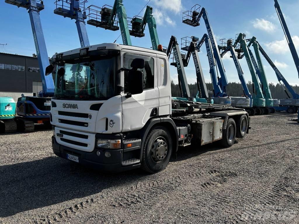 Scania P310 DB6X2HNB Containertrucks met kabelsysteem