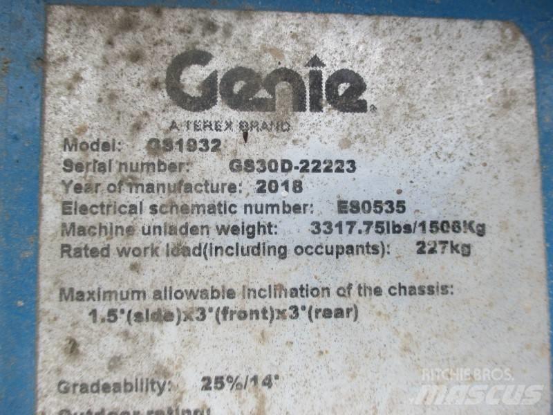 Genie GS 1932 Schaarhoogwerkers
