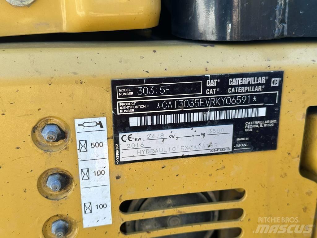 CAT 303.5 Minigraafmachines < 7t