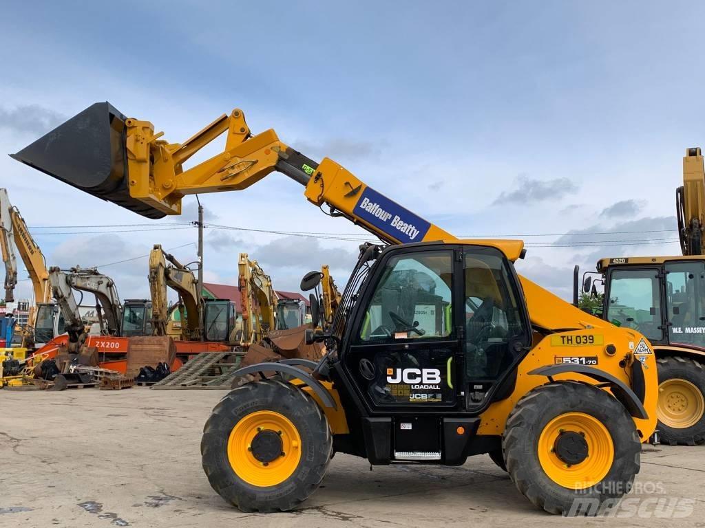 JCB 531-70 Verreikers voor landbouw