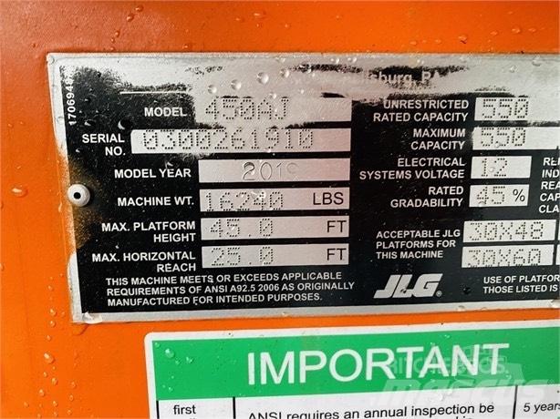 JLG 450 A Knikarmhoogwerkers