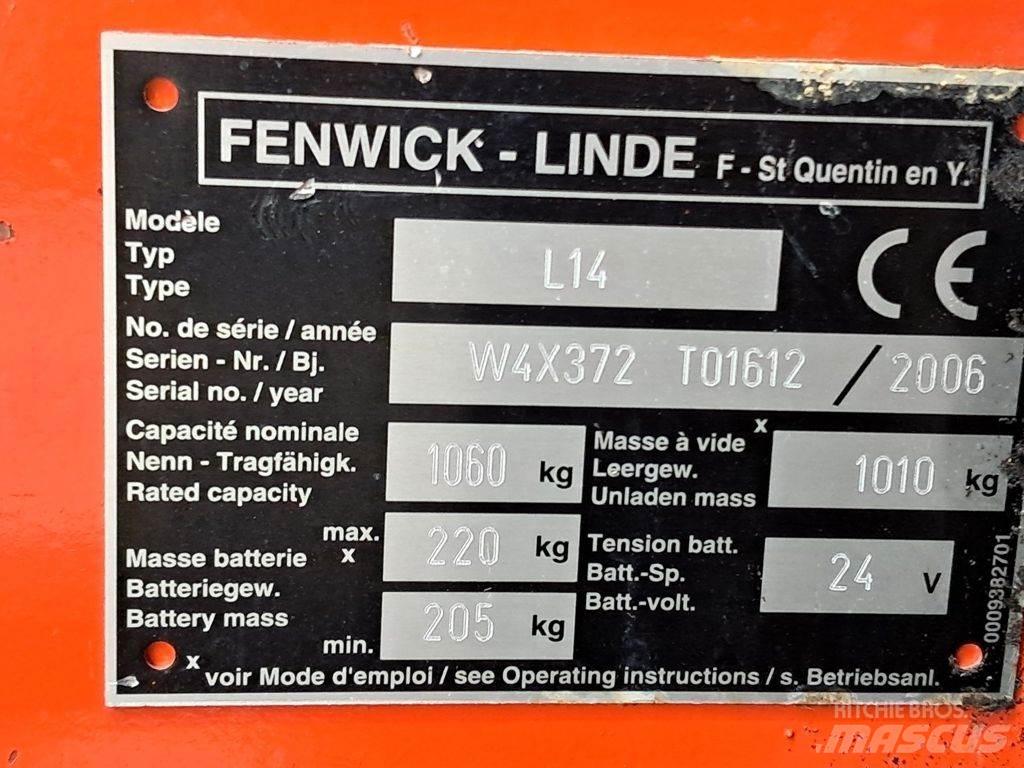 Linde L14 Stapelaar meeloop