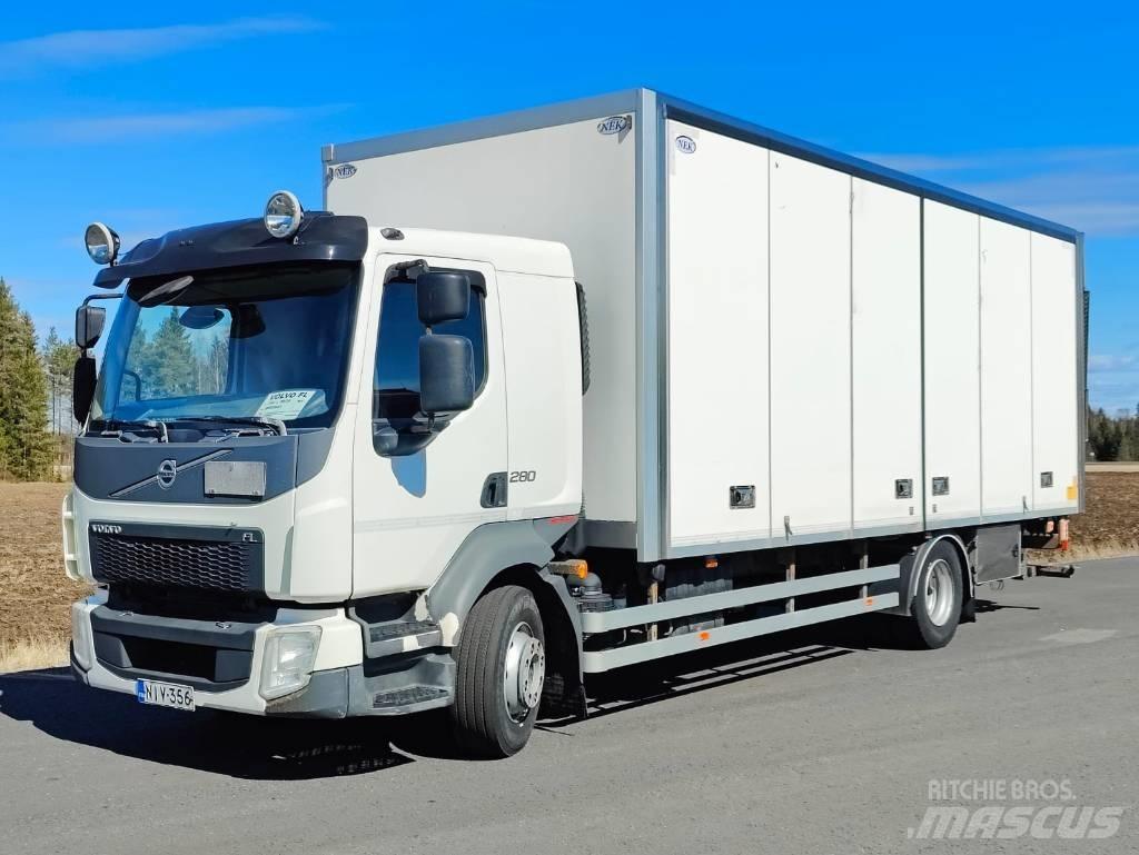 Volvo FL 280 Bakwagens met gesloten opbouw
