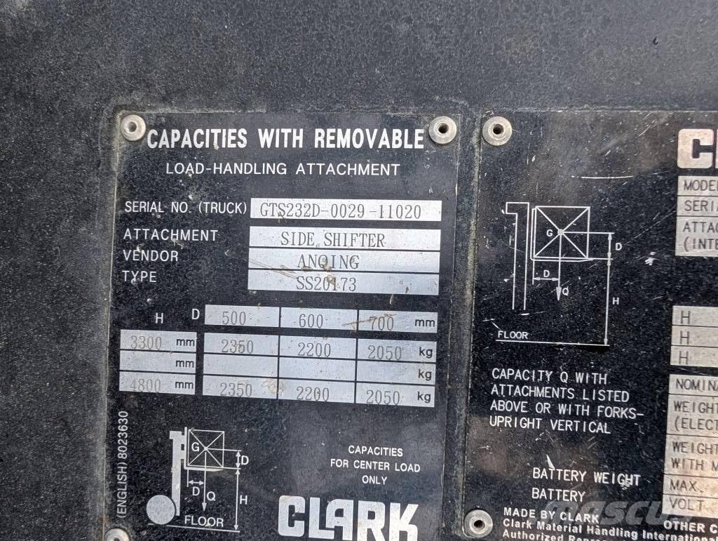 Clark GTS 25 D Diesel heftrucks