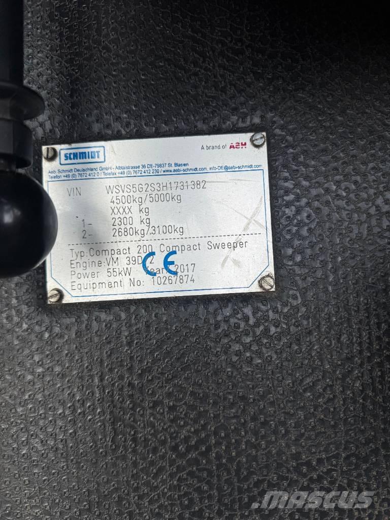 Schmidt Swingo 200 Veegmachines