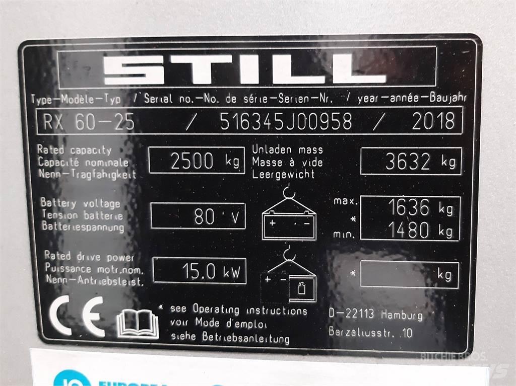 Still RX60 25 Elektrische heftrucks