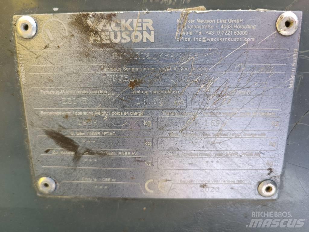 Wacker Neuson Ez17e Rupsgraafmachines