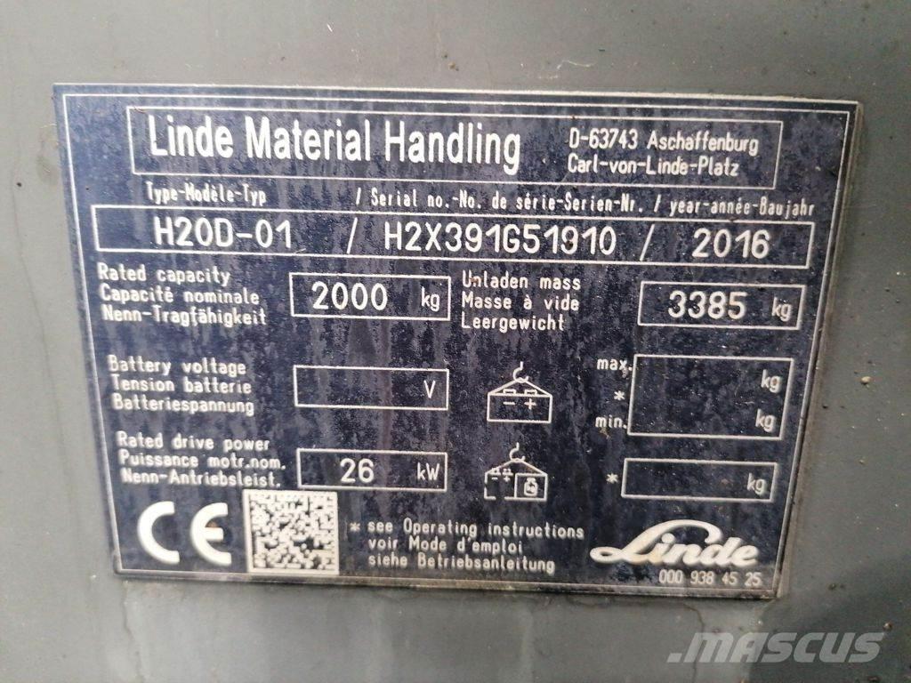 Linde H20D-01 Diesel heftrucks