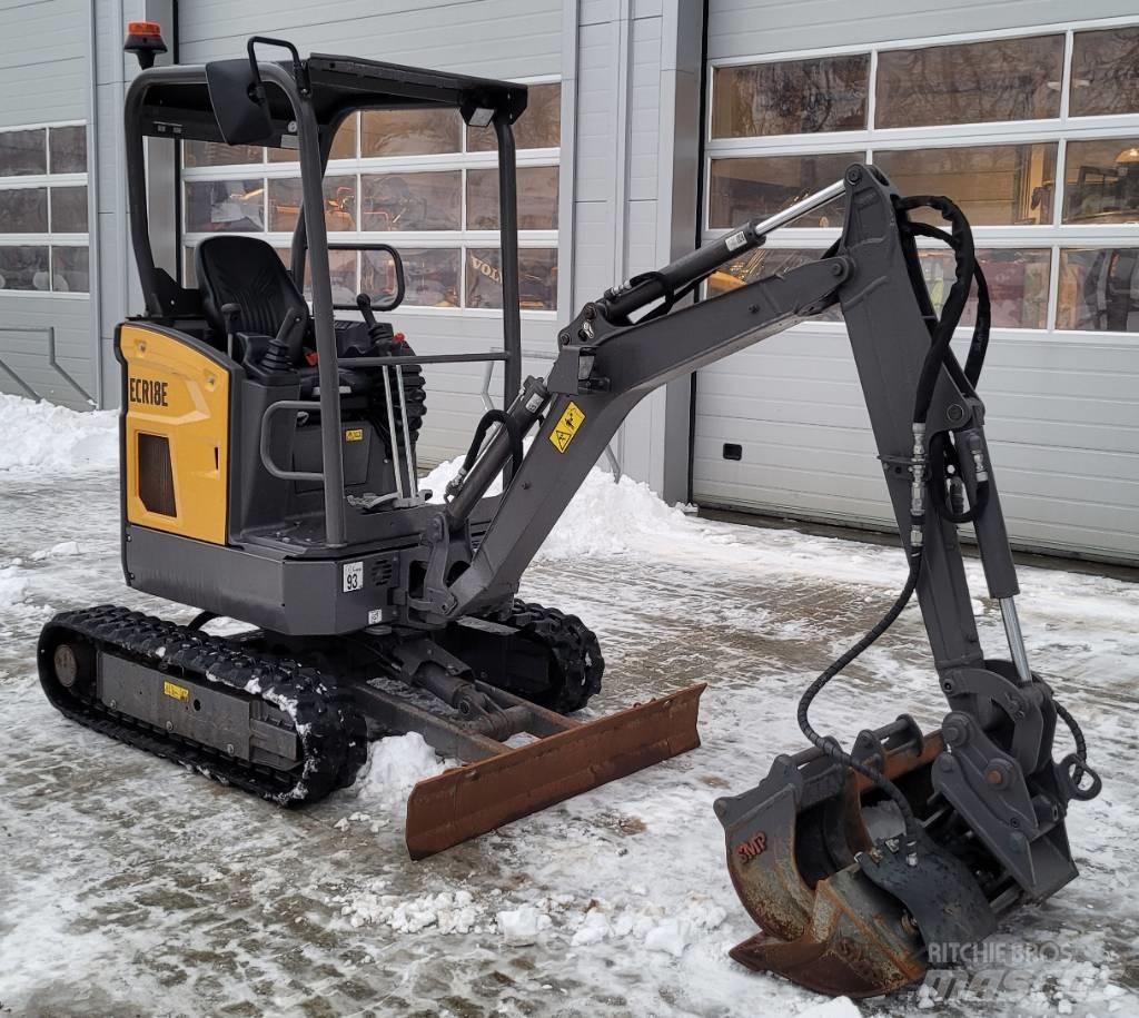Volvo ECR18E Minigraafmachines < 7t