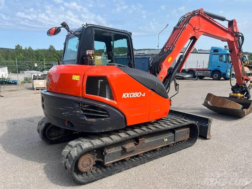 Kubota KX 080-4 Midigraafmachines 7t - 12t