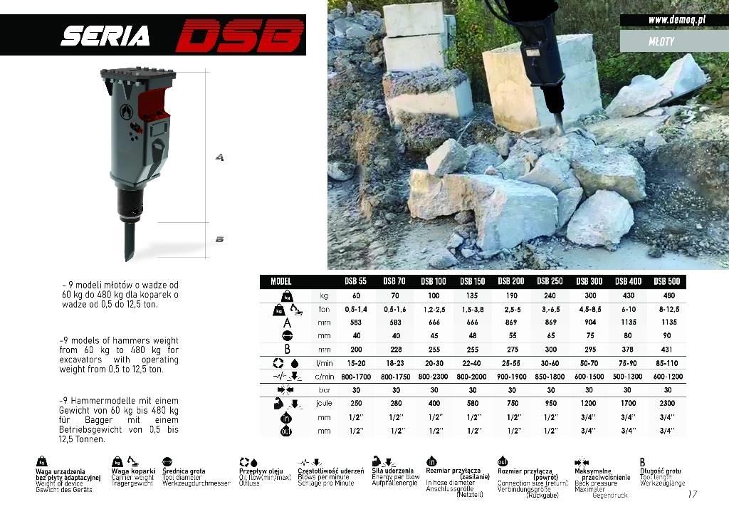  DEMOQ DSB250 Hamers en brekers