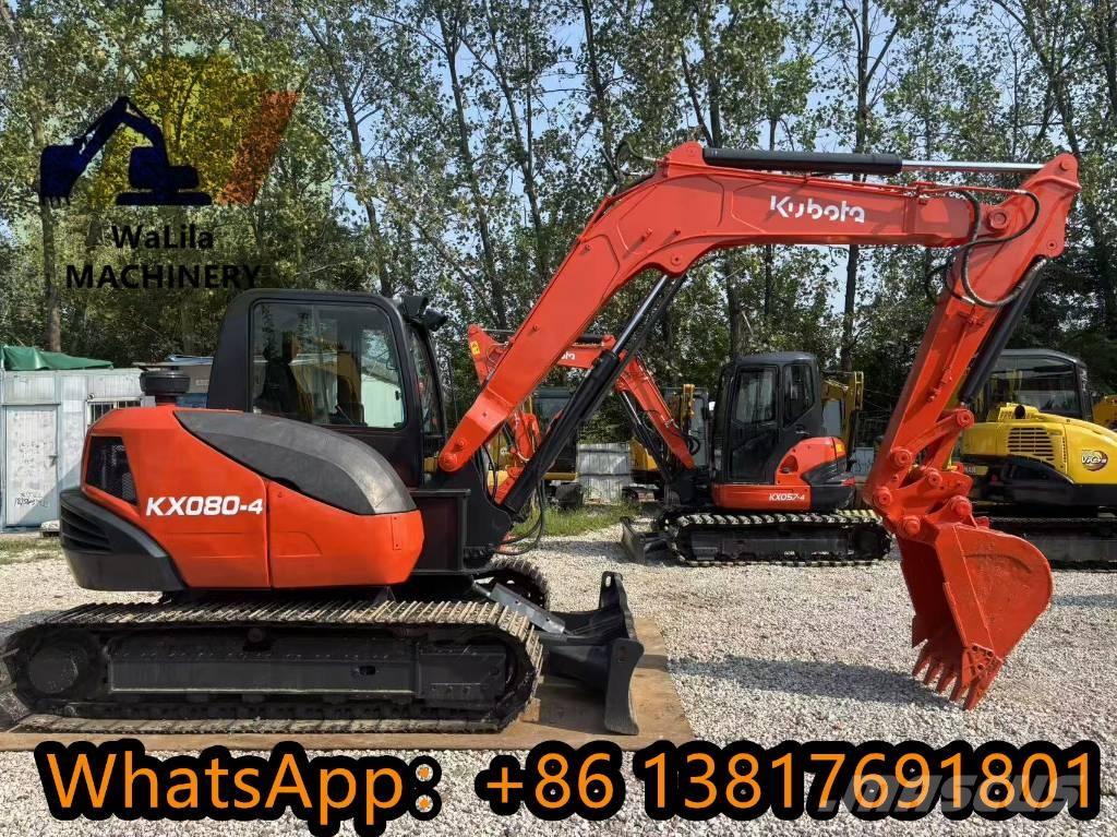 Kubota KX 080-4 Minigraafmachines < 7t