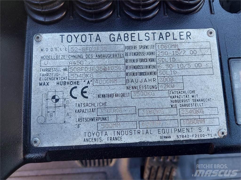 Toyota 52 8FDJF35 Diesel heftrucks