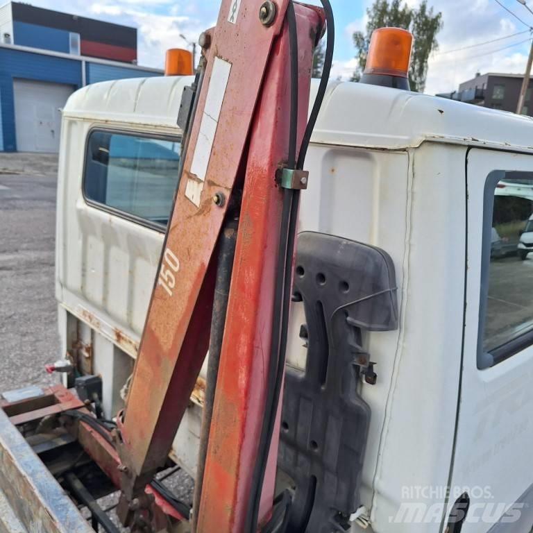 Mitsubishi Canter Vlakke laadvloer met kraan