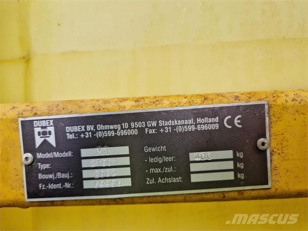 Dubex MODEL 1 Getrokken spuitmachines