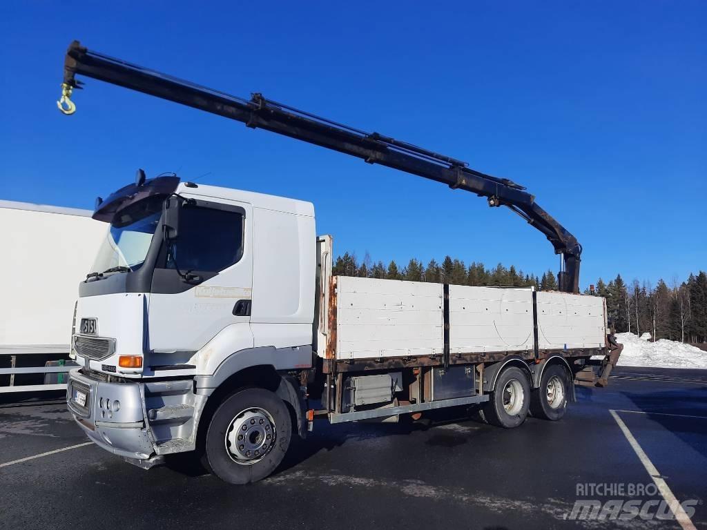 Sisu E12 Vlakke laadvloer met kraan