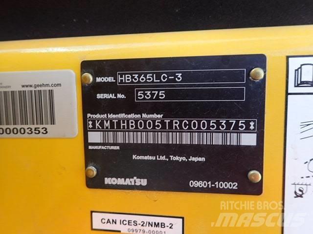 Komatsu HB 365LC-3 Rupsgraafmachines