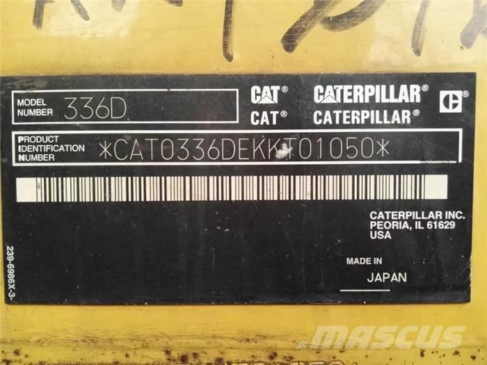CAT 336 D Rupsgraafmachines