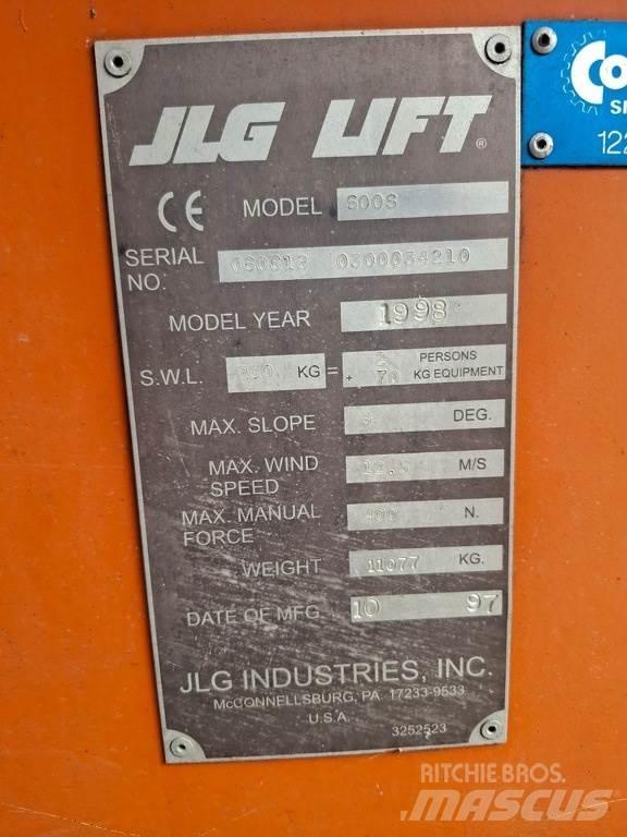 JLG 600s Telescoophoogwerkers
