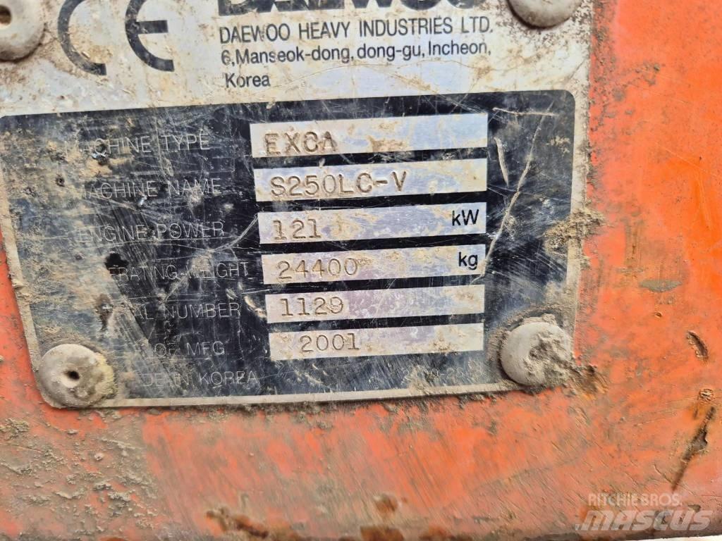 Daewoo S250 Rupsgraafmachines