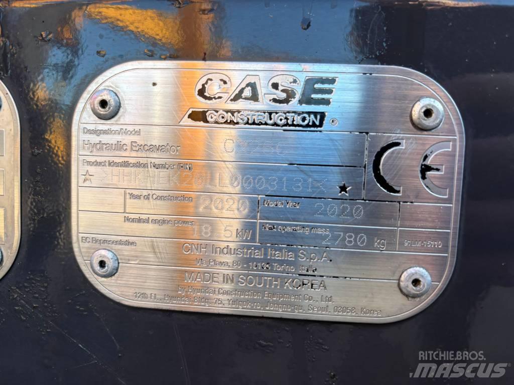 CASE CX 26 C Minigraafmachines < 7t