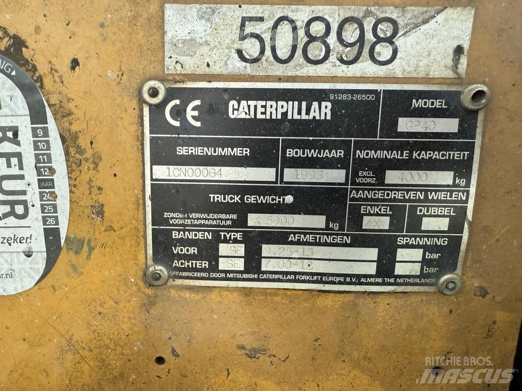 CAT GP 40 LPG heftrucks
