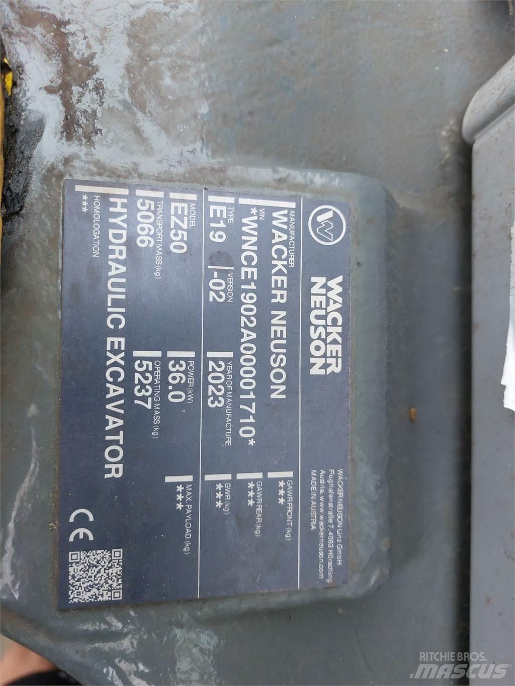 Wacker Neuson EZ50 Rupsgraafmachines