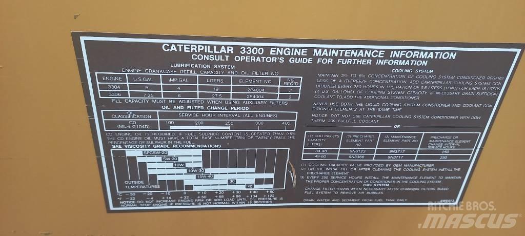 CAT 3306 Diesel generatoren